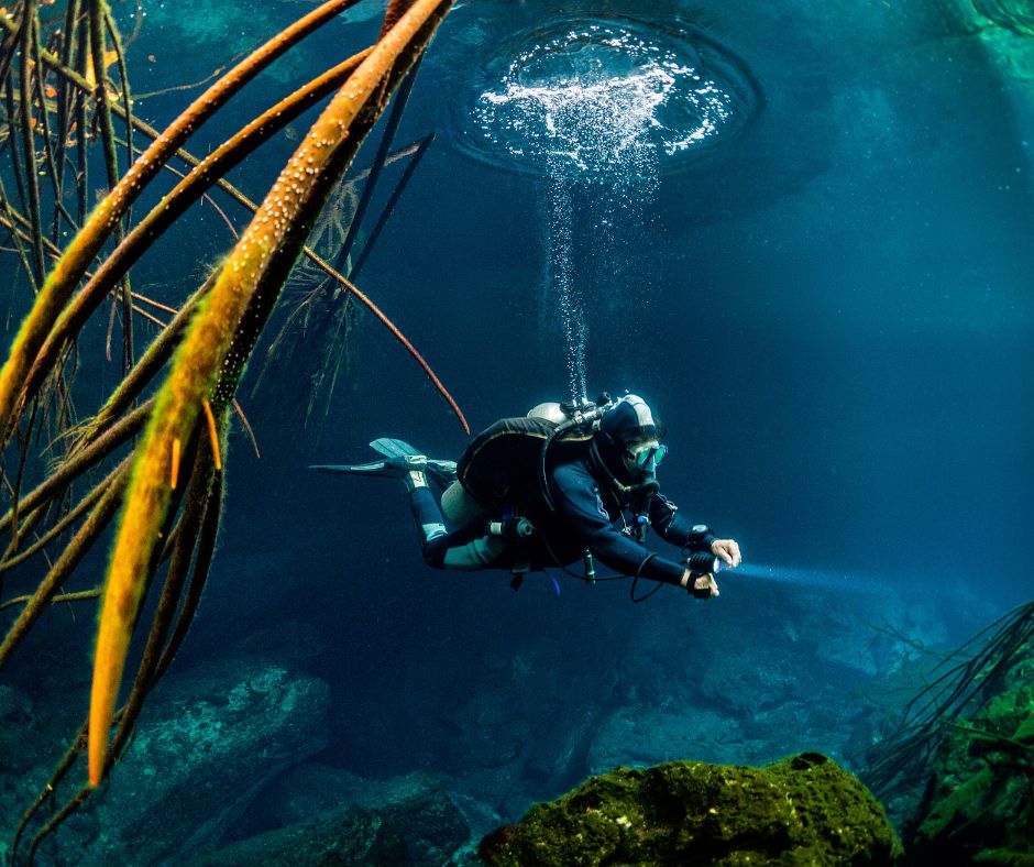 cave diving is not for the faint-hearted
